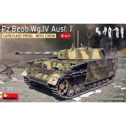 Pz.Beob.Wg.IV Ausf. J RETARD/DERNIÈRE PROD. 2 EN 1 AVEC ÉQUIPAGE