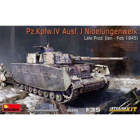 Pz.Kpfw.IV Ausf. J Nibelungenwerk Late Prod. (Jan – Feb 1945) INTERIOR KIT