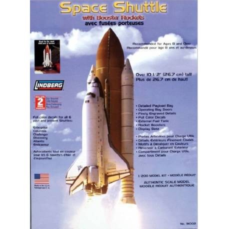 Space Shuttle with Booster Rockets