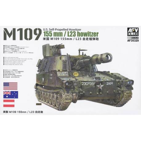 Maquette char M109 155mm/L23 Howitzer|AFV CLUB|35329|1:35