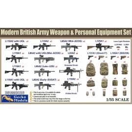 Modern British Army Weapon & Equipment Set