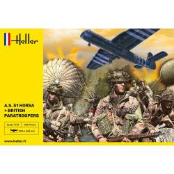 A.S. 51 Horsa + British Paratroopers