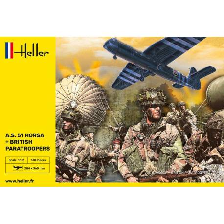 A.S. 51 Horsa + British Paratroopers