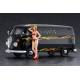 Volkswagen Type 2 Delivery Van "Fire Pattern" w/Blond Girl's Figure