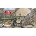 US Army 3 pouces Gun M5 sur chariot M6