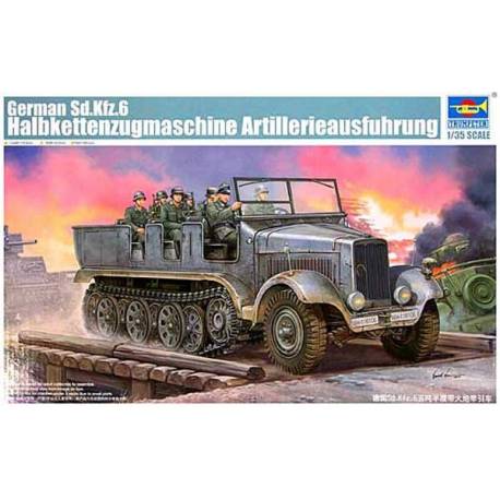 German Sd.Kfz.6 Halbkettenzugmaschine Artillerieausfuhrung 