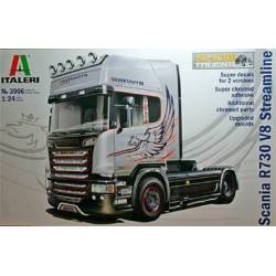 Scania R730 V8 Streamline "Silver Griffin"