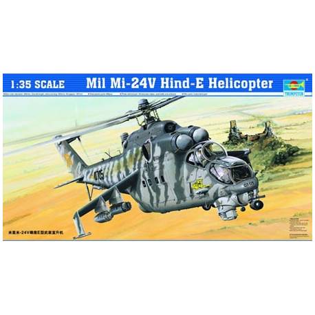 Mil Mi-24V Hind-E Helicopter 