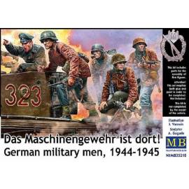 Das Maschinengewehr ist dort! German military men, 1944-1945