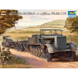 German Sd.Kfz.9 (18t) Half-Track & Sd.Ah.116 Trailer 