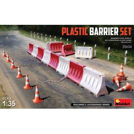 PLASTIC BARRIER SET