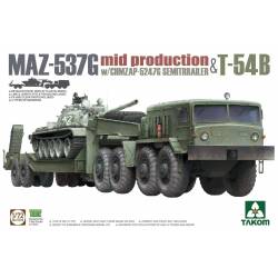 MAZ-537G mid production with CHMZAP-5247G Semitrailer & T-54B