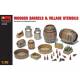 Maquette figurine WOODEN BARRELS & VILLAGE UTENSILS|MINIART|35550|1:35