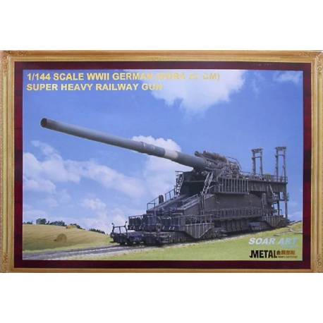 WWII German Dora 80 cm Super Heavy Railway Gun |Soar Art Workshop|MT-9511|  1:144