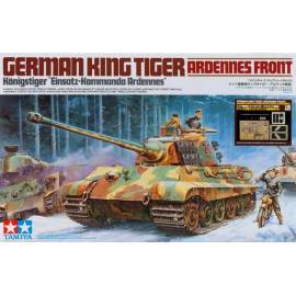 German King Tiger(Ardennes Front)w/Aberr Photo-Etched Parts and Metal Gun Barrel 