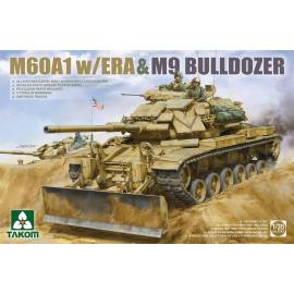 Maquette char M60A1 w/ERA & M9 Bulldozer|TAKOM|2142|1:35