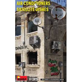 Maquette Diorama AIR CONDITIONERS & SATELLITE DISHES|1:35|MiniArt|35638