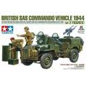 British SAS Commando Vehicle 1944 (w/2 figures)