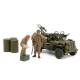 British SAS Commando Vehicle 1944 (w/2 figures)