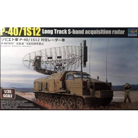 P-40/1S12 Long Track S-band acquisition radar TRUMPETER 09569 1/35ème  maquette char promo