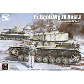 Pz.Beob.Wg. IV Ausf. J w/Commander&Infantry