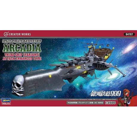 Space Pirate Battleship Arcadia Third Ship (Variant) Attack Enhanced Type