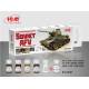 Acrylic paint set for Soviet AFV WWII