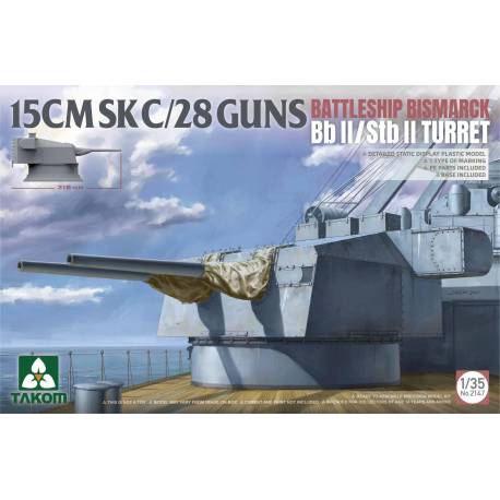 15 cm SK C/28 Guns Bismarck Bb II/Stb II Turret