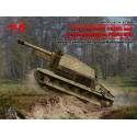 10.5cm leFH 16(Sf) auf Geschutzwagen FCM36 (f) WWII German self-propelled howitzer