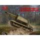 10.5cm leFH 16(Sf) auf Geschutzwagen FCM36 (f) WWII German self-propelled howitzer