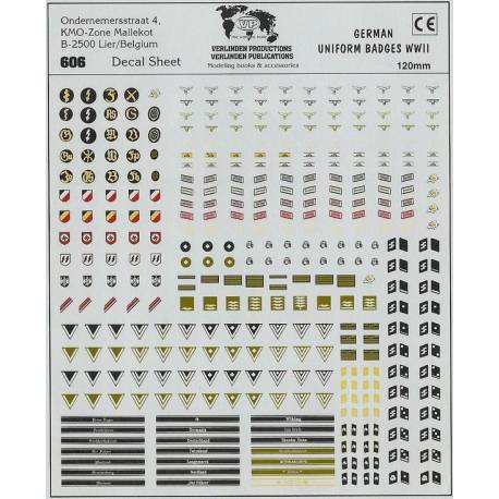 German Uniform Badges WWII 120 mm 