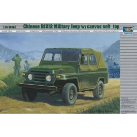 Chinese BJ212 Military Jeep w/canvas soft top