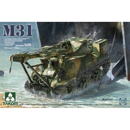 US M31 TANK RECOVERY VEHICULE - 2EME Division Blindée/ 501e RCC - 1944 (avec 1 figurine)