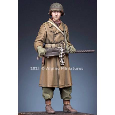 WW2 US MG Gunner Winter