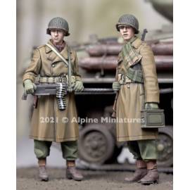 WW2 US MG Team Winter Set (2 figures)