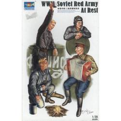 ww II SOVIET RED ARMY AT REST