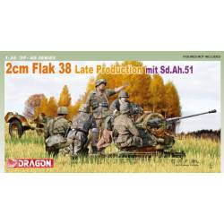 2cm FlaK 38 Late Production mit Sd.Ah.51 