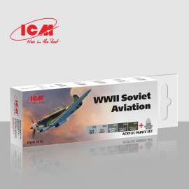 Acrylic paint set for WWII Soviet aviation
