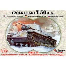 T-50 CHAR LEGER SOVIETIQUE avec BLINDAGE ADDITIONNEL 