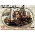 VICKERS E Mk A TANK - Tourelle double 