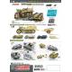 Sd.Kfz.2 Kettenkraftrad with Cart & Sdkfz 302 Goliath Freedom Model Kits 16002 1/16ème maquette char promo