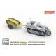 Sd.Kfz.2 Kettenkraftrad with Cart & Sdkfz 302 Goliath Freedom Model Kits 16002 1/16ème maquette char promo