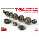 T-34 WHEELS SET. 1942-43 series