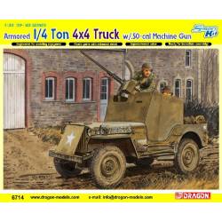 1/4 Ton Armored 4x4 Truck w/ .50 cal Machine Gun 