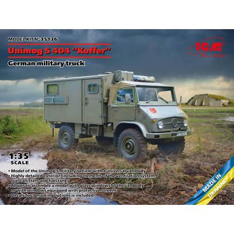 Unimog 404 S “Koffer”  German military truck