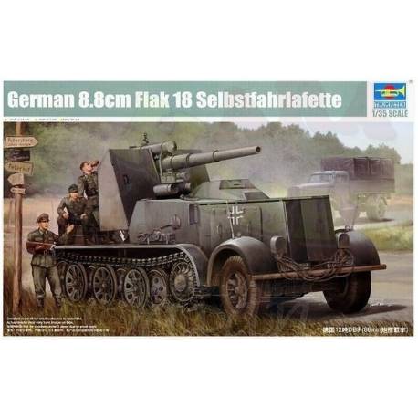 German 8.8cm Flak 18 Selbstfahrlafette 