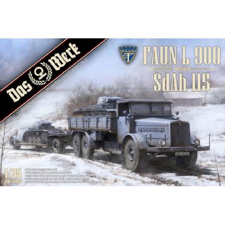 Maquette camion Faun L900 incl. Sd.Ah.115 *new edition* DAS WERK|35003X|1:35