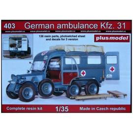 GERMAN AMBULANCE KFZ 31 