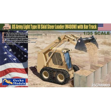 US Army Light Type III Skid Steer Loader (M400W) with Bar Track