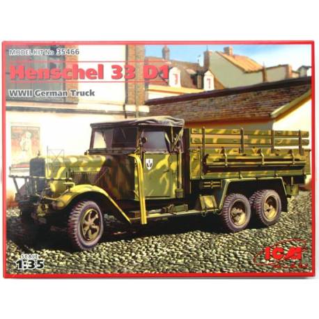 Henschel 33D1 WWII German Army Truck 